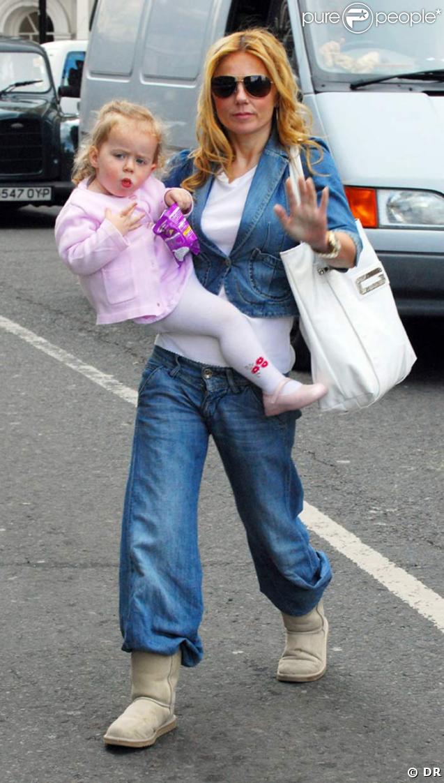 Geri Halliwell et sa fille Bluebell