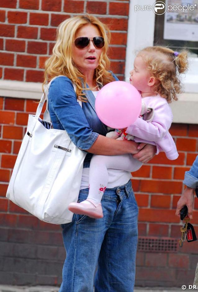 Geri Halliwell et sa fille Bluebell