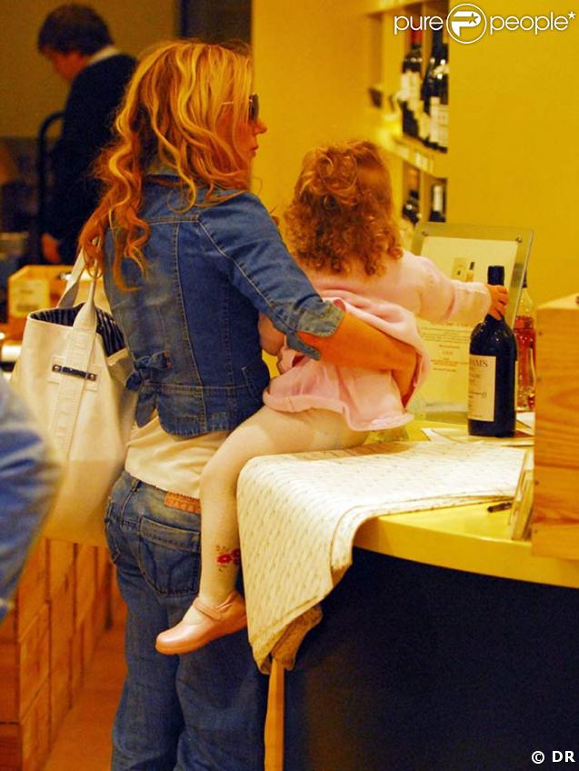 Geri Halliwell et sa fille Bluebell
