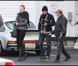 Nicole Kidman et son époux Keith Urban à la sortie d'un déjeuner à Nashville le 27/12/10