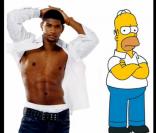 Usher versus Homer Simpson