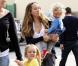 Anniversaire de Harlow Madden-Richie le 8 janvier 2011 à Beverly Hills : Jennifer Meyer-Maguire et ses enfants Ruby et Otis 
