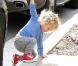 Anniversaire de Harlow Madden-Richie le 8 janvier 2011 à Beverly Hills : Jennifer Meyer et son fils Otis 