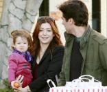 Alyson Hannigan en famille, à Santa Monica le 10 janvier 2011