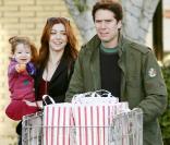Alyson Hannigan en famille, à Santa Monica le 10 janvier 2011