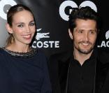 Bixente Lizarazu et la jolie Claire Keim à l\'occasion de la GQ Man of the Year Party, dans l\'enceinte du Shangri-La Hotel, à Paris, le 19 janvier 2011.