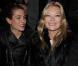 Kate Moss et Charlotte Casiraghi lors du défilé Etam, au Grand Palais, le 24 janvier 2011