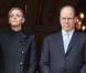 Charlene Wittstock et le prince Albert suivent la messe prononcée pour la Sainte-Dévote, le 27 janvier 2011, à Monaco.