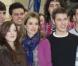 Letizia d'Espagne visite le lycée professionel Raul Vasquez à Madrid, le 2 février 2011.