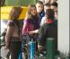 Letizia d'Espagne visite le lycée professionel Raul Vasquez à Madrid, le 2 février 2011.