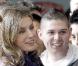 Letizia d'Espagne visite le lycée professionel Raul Vasquez à Madrid, le 2 février 2011.