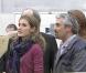 Letizia d'Espagne visite le lycée professionel Raul Vasquez à Madrid, le 2 février 2011.