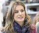 Letizia d'Espagne visite le lycée professionel Raul Vasquez à Madrid, le 2 février 2011.