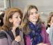 Letizia d'Espagne visite le lycée professionel Raul Vasquez à Madrid, le 2 février 2011.