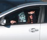 Julia Roberts va chercher son fils Henry Daniel à l'école, le 28 janvier 2011, à Los Angeles