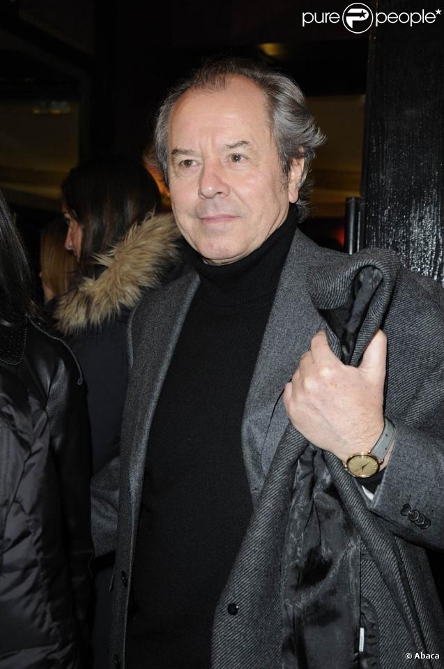 Christian Morin à la générale de la pièce Une journée ordinaire, au Théâtre des Bouffes Parisiens, le 7 février 2011.