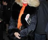 Brigitte Fossey à la générale de la pièce Une Journée Ordinaire au Théâtre des Bouffes Parisiens, le 7 février 2011