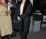 Mathilda May à la générale de la pièce Une Journée Ordinaire au Théâtre des Bouffes Parisiens, le 7 février 2011