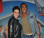 Cindy Sander et Senna des Anges de la télé-réalité (émission NRJ 12) au Hard Rock Café - 9 février 2011