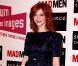 La ravissante Christina Hendricks lors de la rencontre avec les fans de la série  Mad Men , au Forum des Images, à Paris, le 9 février 2011.