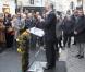  Simone Veil, Rachida Dati et Christophe Girard lors de l'inauguration de la plaque César rue de Grenelle à Paris le lundi 14 février 2011 