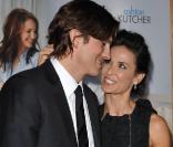 Demi Moore et Ashton Kutcher pendant la promo de Sex Friends en février 2011 