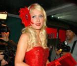 Paris Hilton, entourée de son petit ami Cy Waits, participe à une soirée prostituées et proxénètes pour son 30e anniversaire, mardi 15 février, à Los Angeles.
