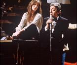 Serge Gainsbourg et Jane Birkin sur scène<br />