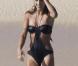 Elisabetta Canalis lors de ses vacances au Mexique début janvier 2011 