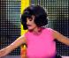 Katie Price se prend pour Freddie Mercury dans Let's Dance for Comic Relief le 19 février 2011 