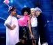 Katie Price se prend pour Freddie Mercury dans Let's Dance for Comic Relief le 19 février 2011 