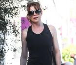 Ellen Pompeo quitte la salle de sport (21 février 2011 à Los Angeles)