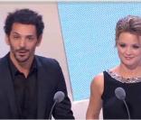 Le César du Meilleur film étranger est remis par Tomer Sisley et Virginie Efira, lors de la 36e nuit des César, vendredi 25 février 2011.