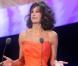 Valérie Lemercier portait une robe Lefranc Ferrant à la cérémonie des César à paris, le 25 février 2011.