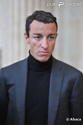 Karim Achoui au premier jour du procès en appel de l'évasion d'Antonio Ferrara, à Paris, le 31 août 2010