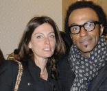 Manu et Laurence Katché à l\'ouverture de la boutique Divine Parisienne à Paris le 3 mars 2011
