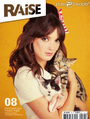 Charlotte Le Bon en couverture du magazine Raise