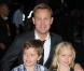 Jason Donovan et ses aînés - Jemma 10 ans et Zach, 9 ans - à Londres, le 11 octobre 2010