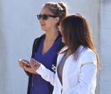Jessica Alba lors d'une séance de sport matinale le 9 mars 2011 à Los Angeles