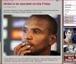 Dans la soirée du 15 mars 2011, le FC Barcelone a annoncé que son international français Eric Abidal était atteint d'une tumeur au foie.