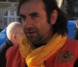 André Manoukian au coup d'envoi du Rallye des Gazelles 2011, le 19 mars 2011, à Sète.