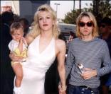 Kurt Cobain et Courtney Love avec Frances Bean Cobain aux MTV en 1993