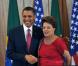 Barack Obama et Dilma Rousseff au Brésil le 19 mars 2011
