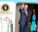 Barack Obama et sa famille lors de leur tournée officielle en Amérique latine. Ici, au Brésil le 19 mars 2011
