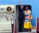Barack Obama et Michelle avec leur famille lors de leur tournée officielle en Amérique latine. Ici, lors de leur départ pour le Chili