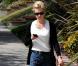 January Jones ne quitte plus son jean J Brand  