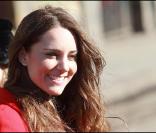 Kate Middleton, en férvier 2011, à l'université de St Andrews. 