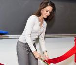 La princesse Marie de Danemark inaugurait, lundi 4 avril, le nouveau campus de l'université Syddansk, à Slagelse, sur l'île de Zealand.