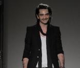 Christophe Decarnin lors du défilé Balmain en septembre 2010