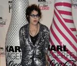 Dani lors du lancement Coca Cola Light pour célébrer les bouteilles imaginées par Karl Lagerfeld. Le 7 avril à Paris